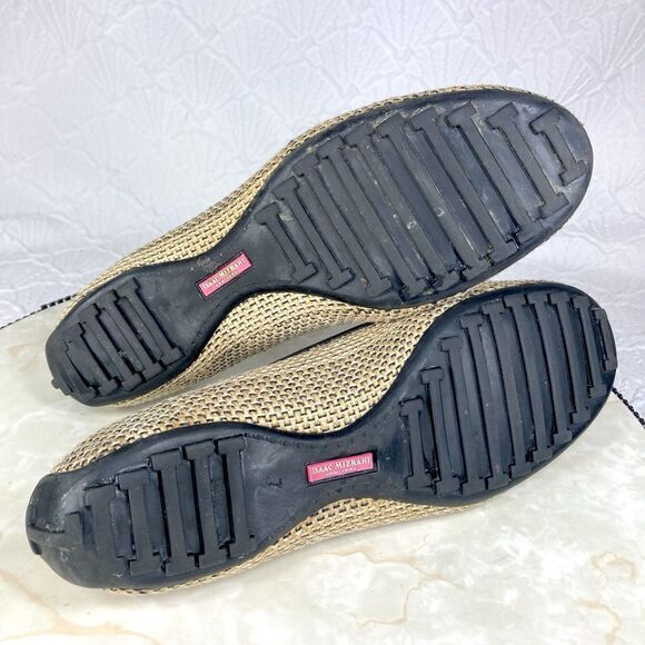 Isaac Mizrahi Ballet Flats Womens Size 7 Tan New York Dressy Bow Cushion Shoes - Picture 11 of 13
